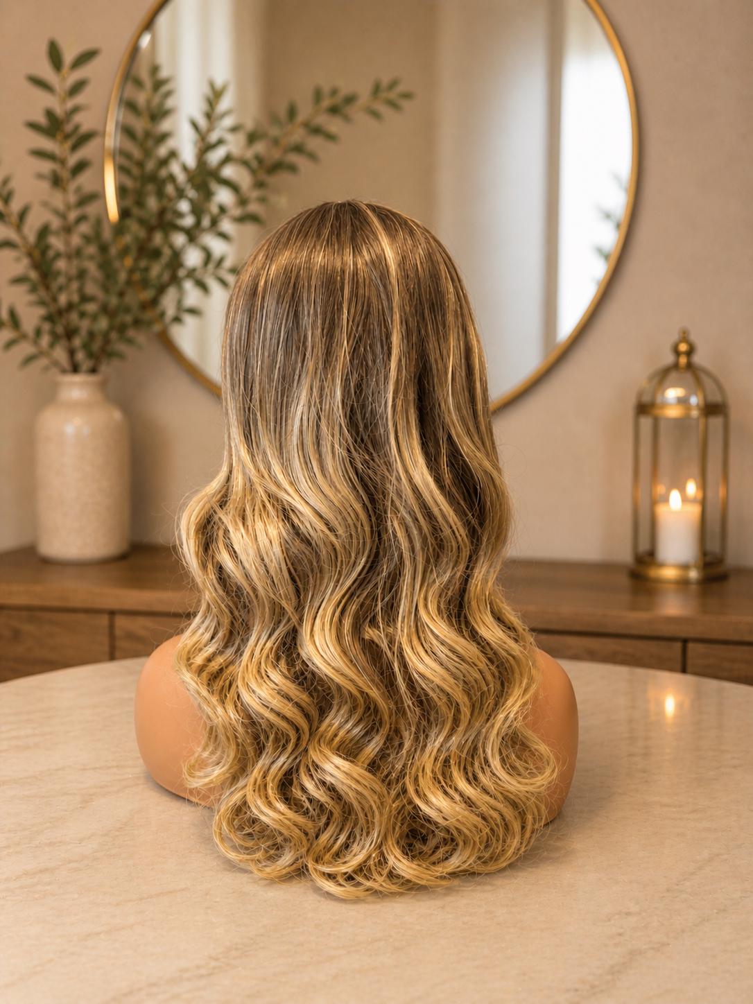 Sienna Luxe Waves | Blonde Balayage Wavy Wig