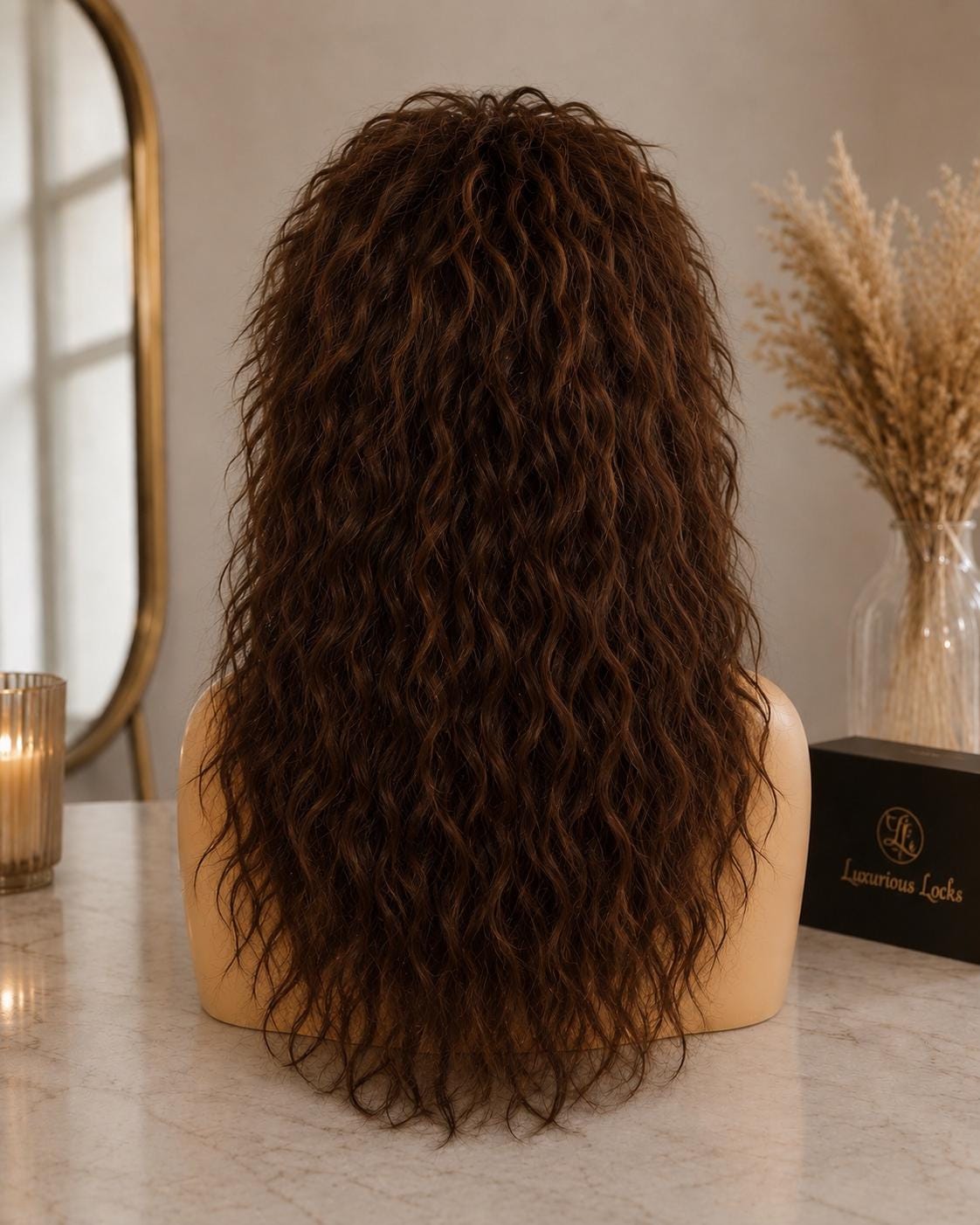 Tempest | Long Brunette Boho Fantasy Wig