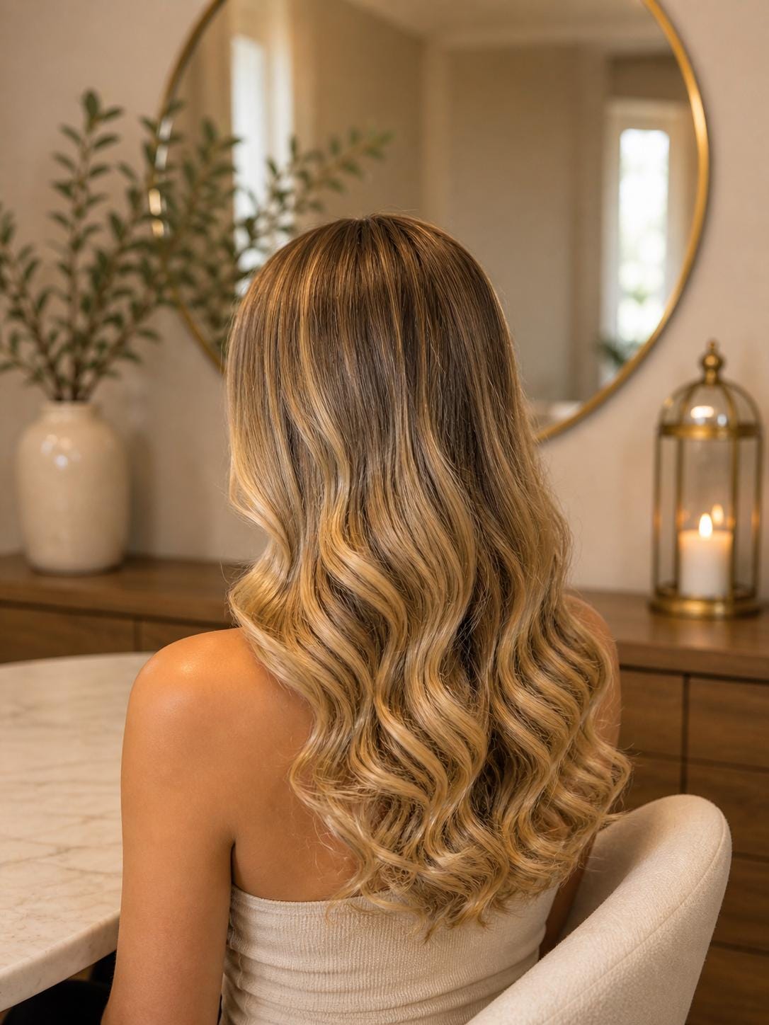 Sienna Luxe Waves | Blonde Balayage Wavy Wig
