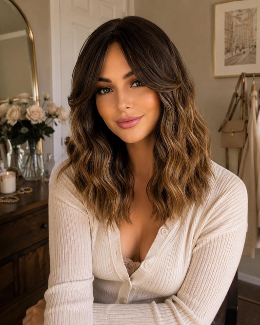 Rachel | Brunette Balayage Wig