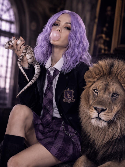 Lavender Moon | Lavender Wavy Fantasy Wig
