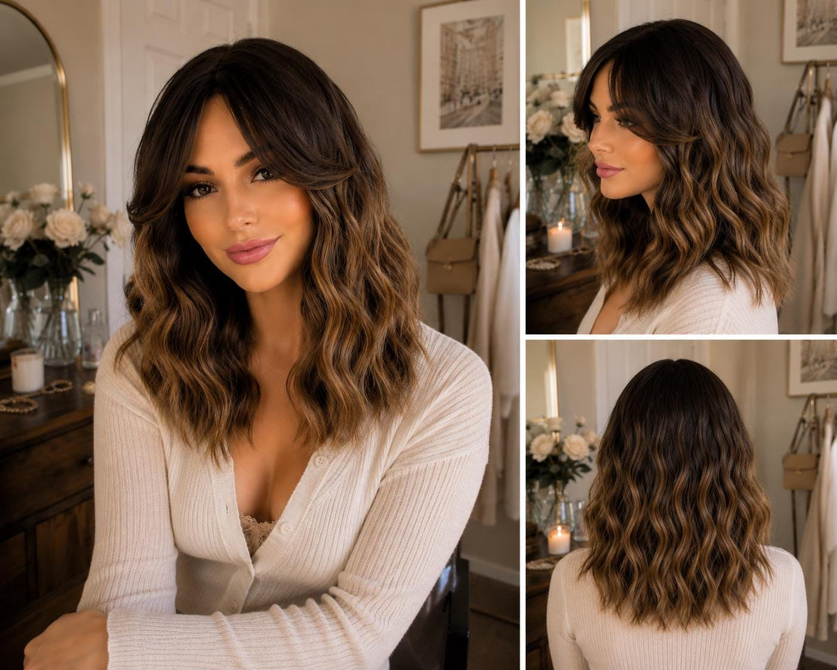 Rachel | Brunette Balayage Wig