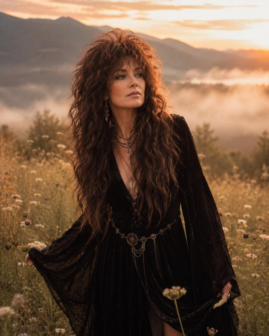 Tempest | Long Brunette Boho Fantasy Wig