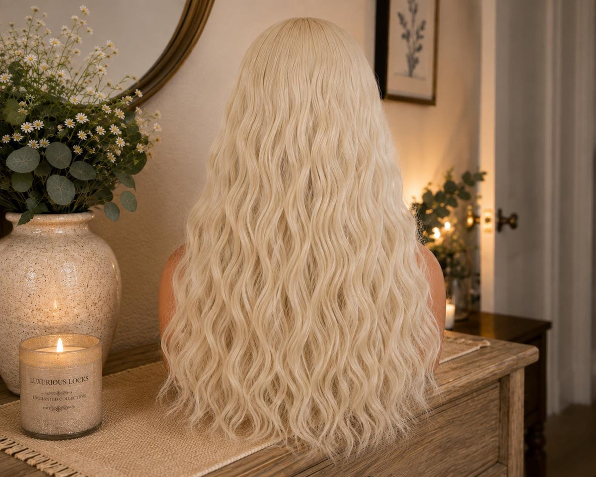Terrasen Queen | Long Champagne Blonde Wavy Fantasy Wig