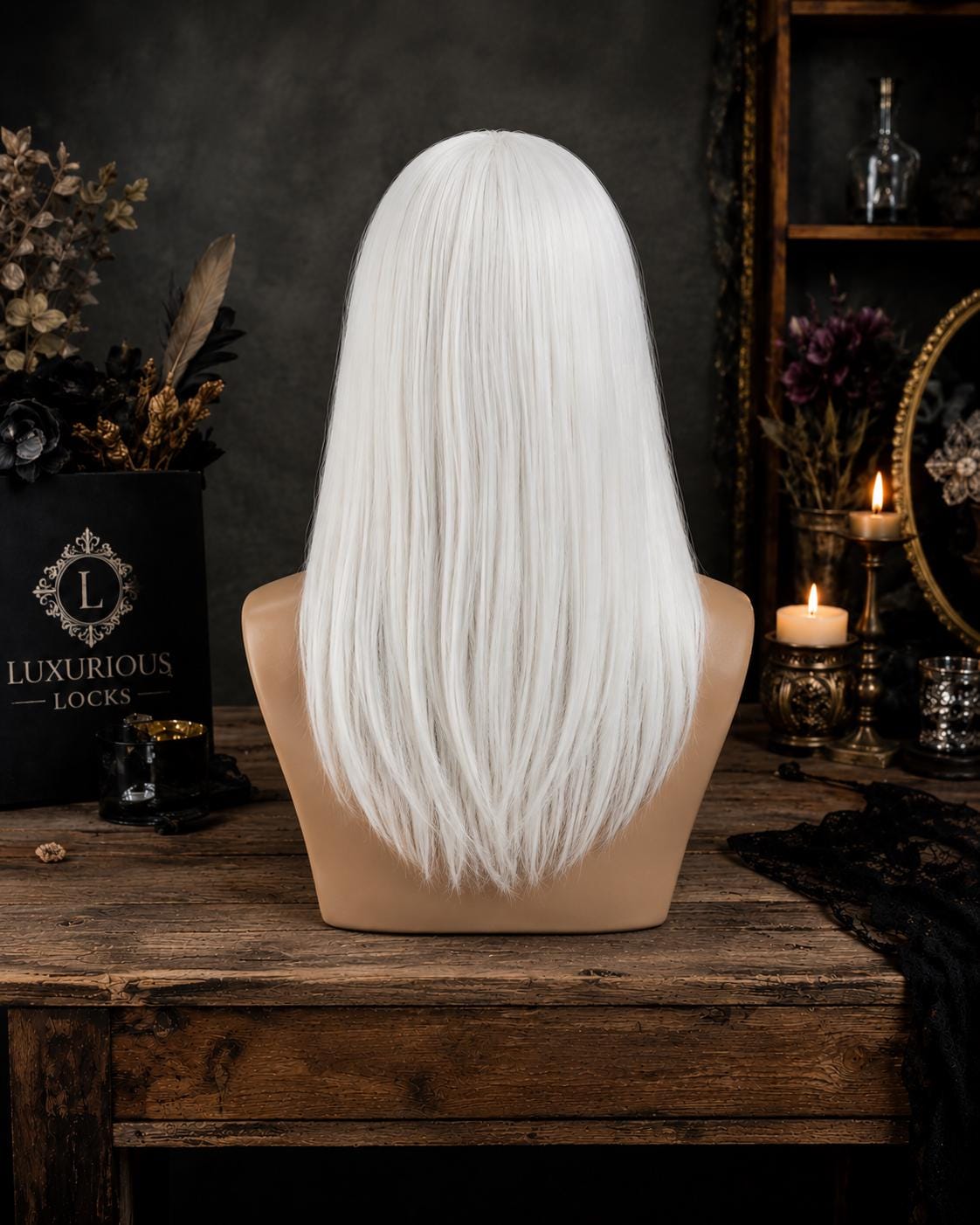 Lucien | Long Ice White Layered Fantasy Wig