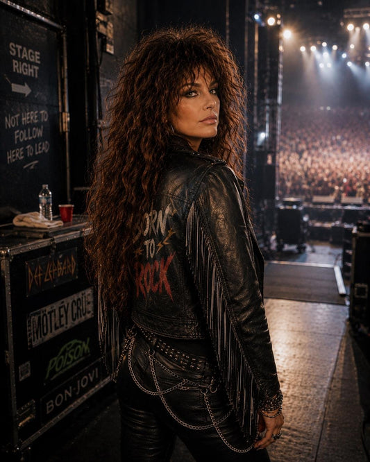 Rock Revolution | Brown 80s Glam Rock Mullet Wig