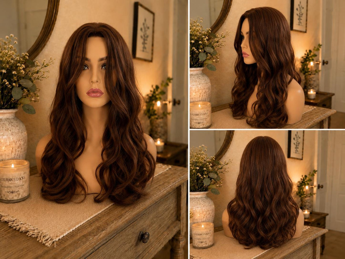 Juliette | Long Chestnut Brown Wavy Wig