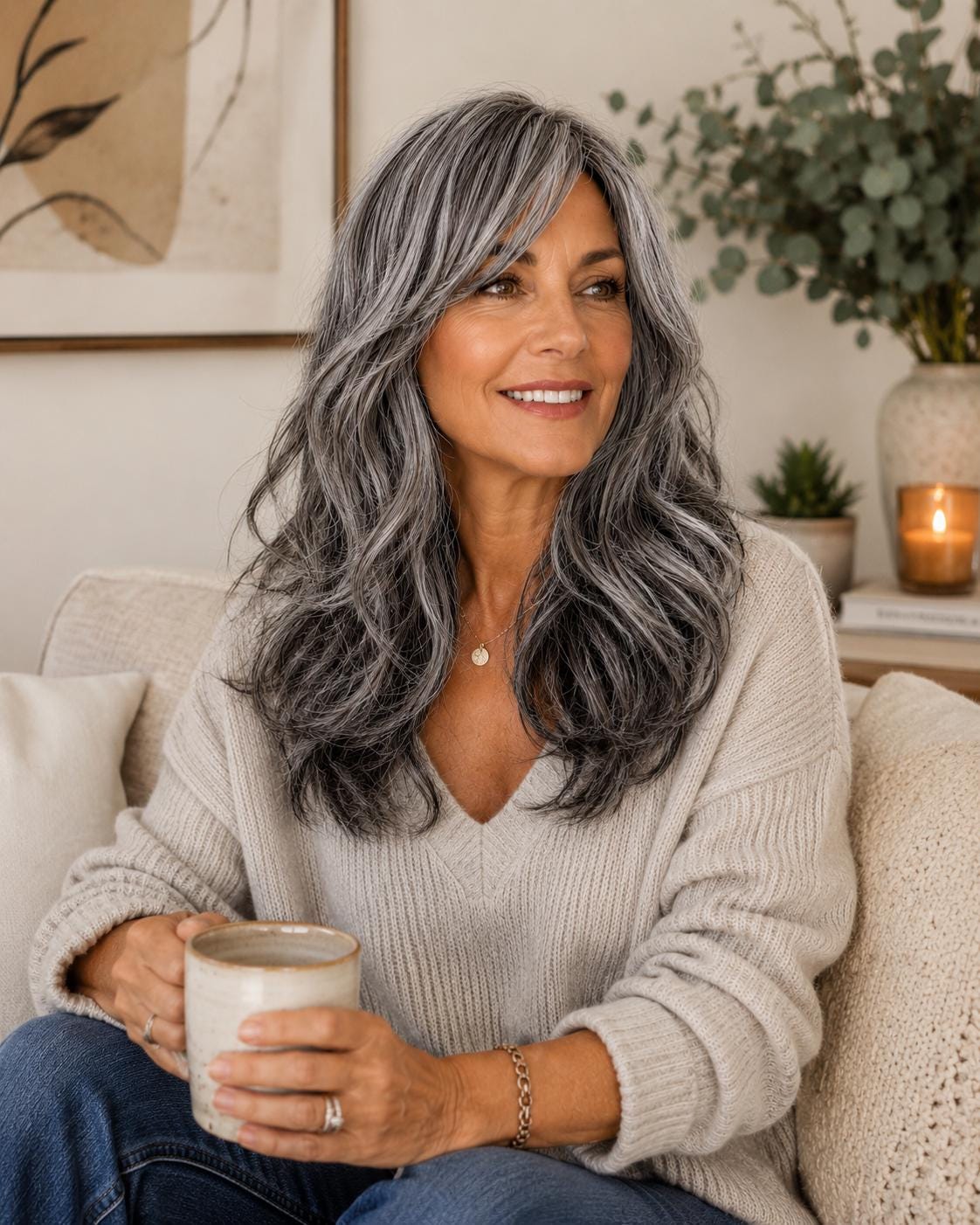 Silver Lining | Silver Blend Soft Glam Wig